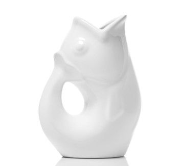 GurglePot Pitcher Large Gloss White 42 oz