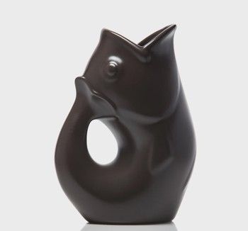 GurglePot Pitcher Large Matte Black 42 oz