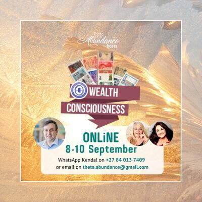ThetaHealing Wealth Consciousness Online Class (8-10 September)