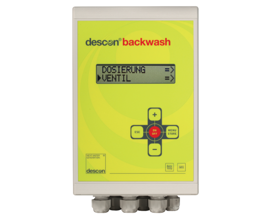 descon® backwash
Rückspülautomatik | Ausführung für 6-Wege-Ventil 1 ½“ und 2“