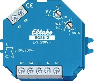 EGS61Z-230V
Stromstoß-Gruppenschalter für Zentralsteuerung
1 + 1 Schließersteuerung