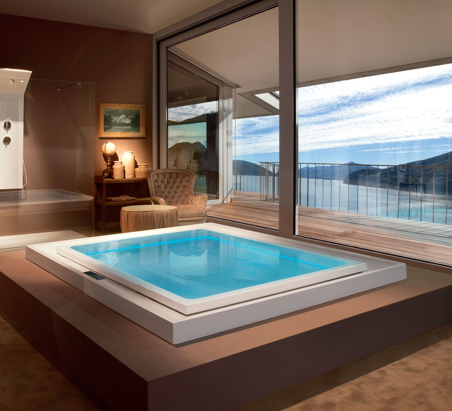TREESSE Whirlpool MODEL(GHOST SYSTEM)FUSION SPA230
230 x 180 x 67h INDOOR