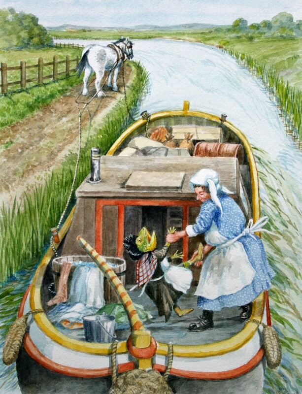 The Washerwoman Throws Toad Overboard