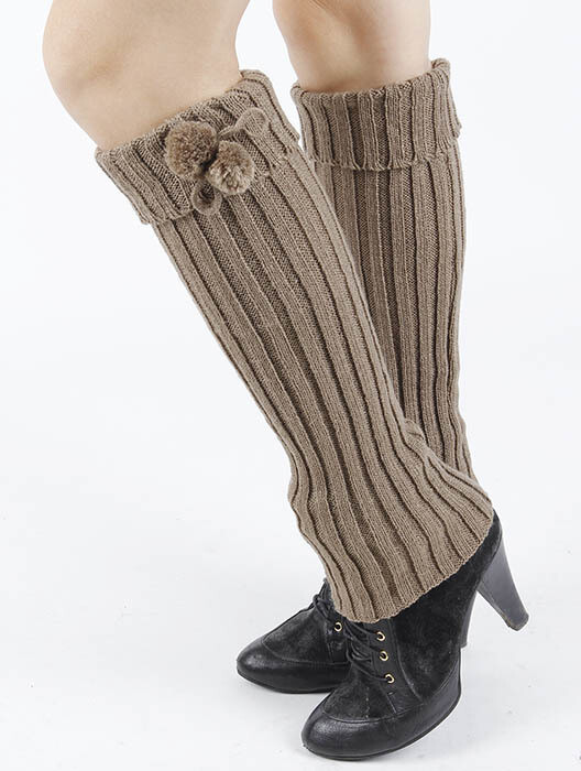 Leg Warmer W/ Pom Pom