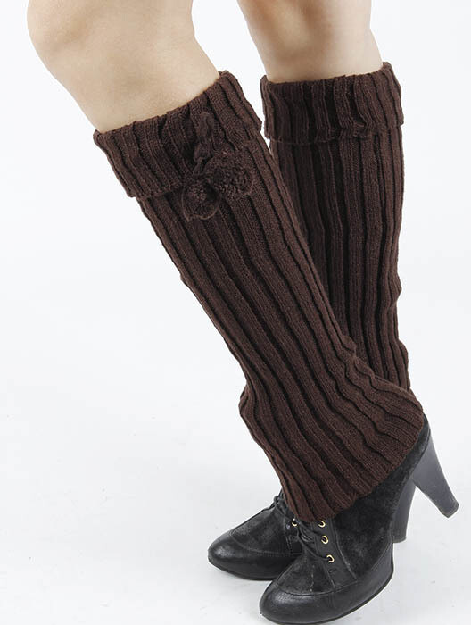 Leg Warmer W/ Pom Pom