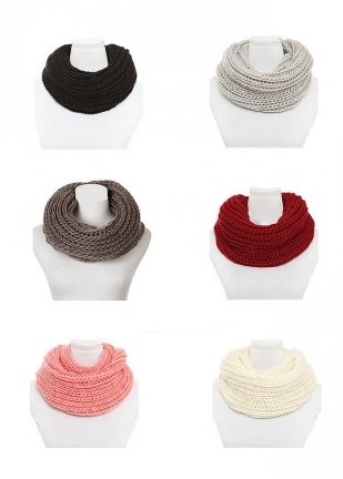 Knit infinity Scarves