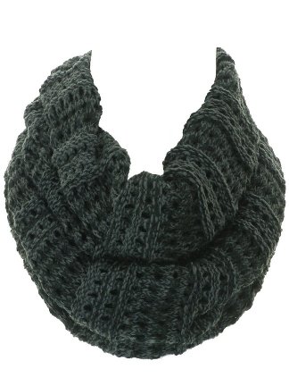 Cable Knit Chunky Infinity Scarf