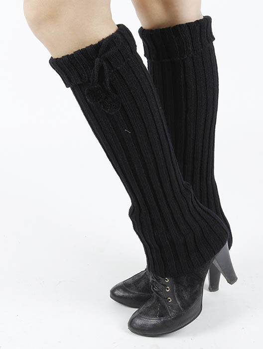 Leg Warmes W/ Pom Pom