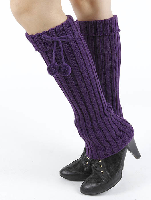 Leg Warmer W/ Pom Pom