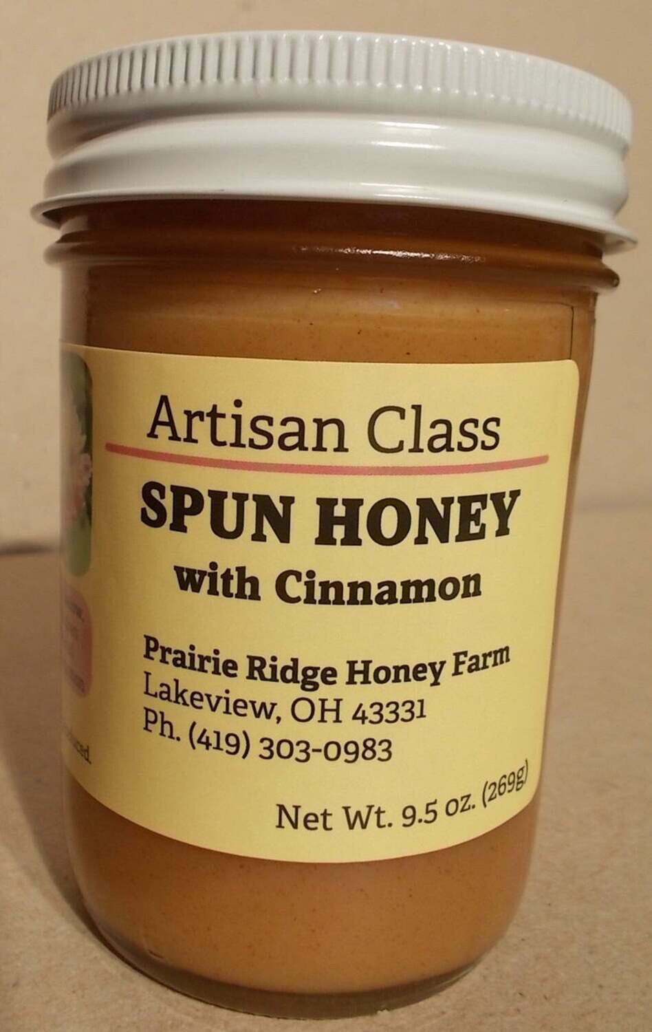 Ohio Spun Honey with Cinnamon - 9.5 oz. Jar