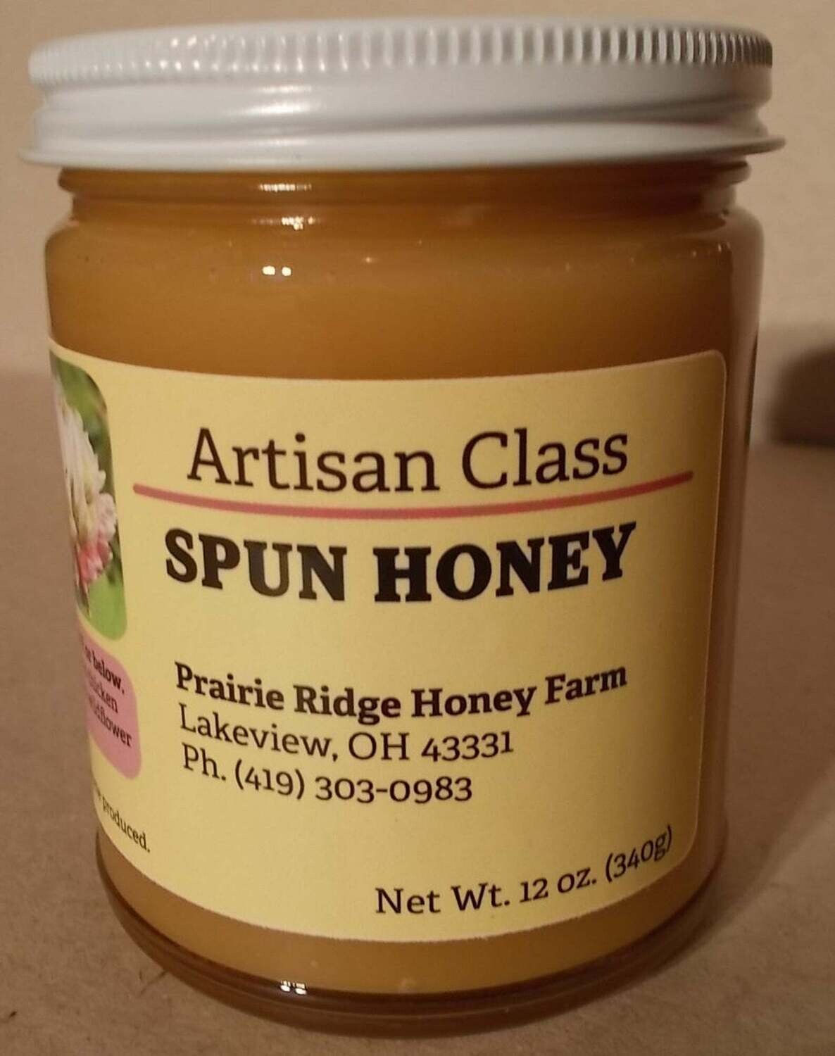 Ohio Natural Spun Honey - 12 oz. Jar