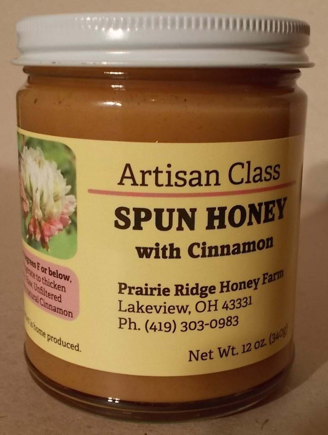 Ohio Spun Honey with Cinnamon - 12 oz. Jar