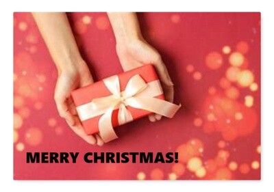 MERRY CHRISTMAS  - GIFT CARD
