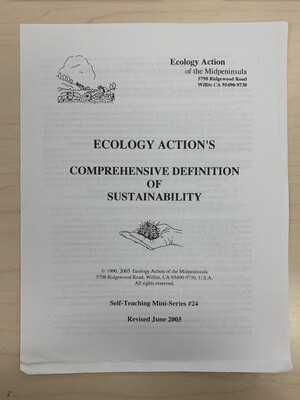 Booklet 24 EA Comprehensive Definition of Sustainability