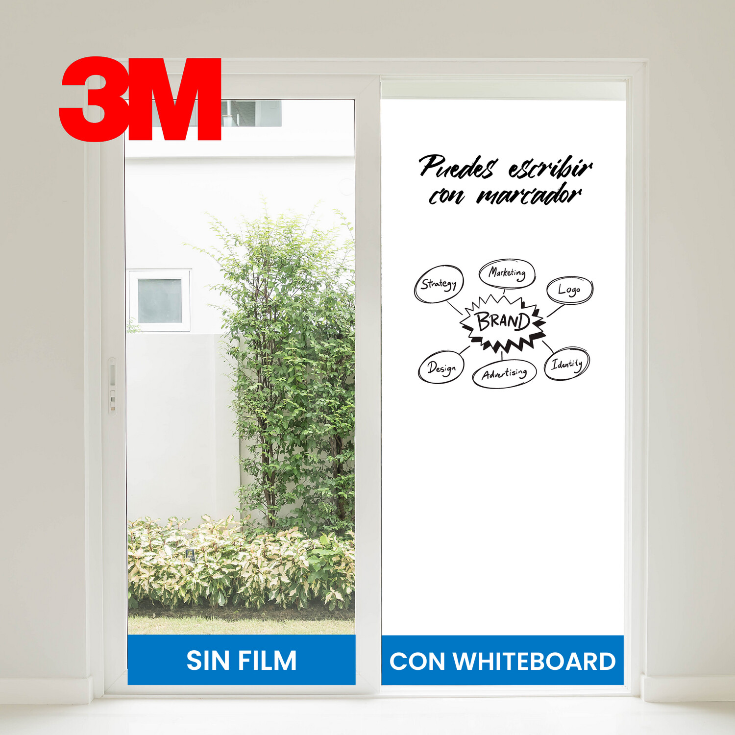 Film 3M Whiteboard Matte PWF-500