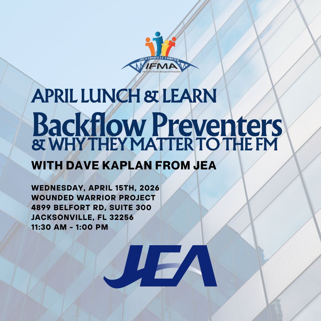 April Lunch &amp; Learn - Backflow Preventers with JEA