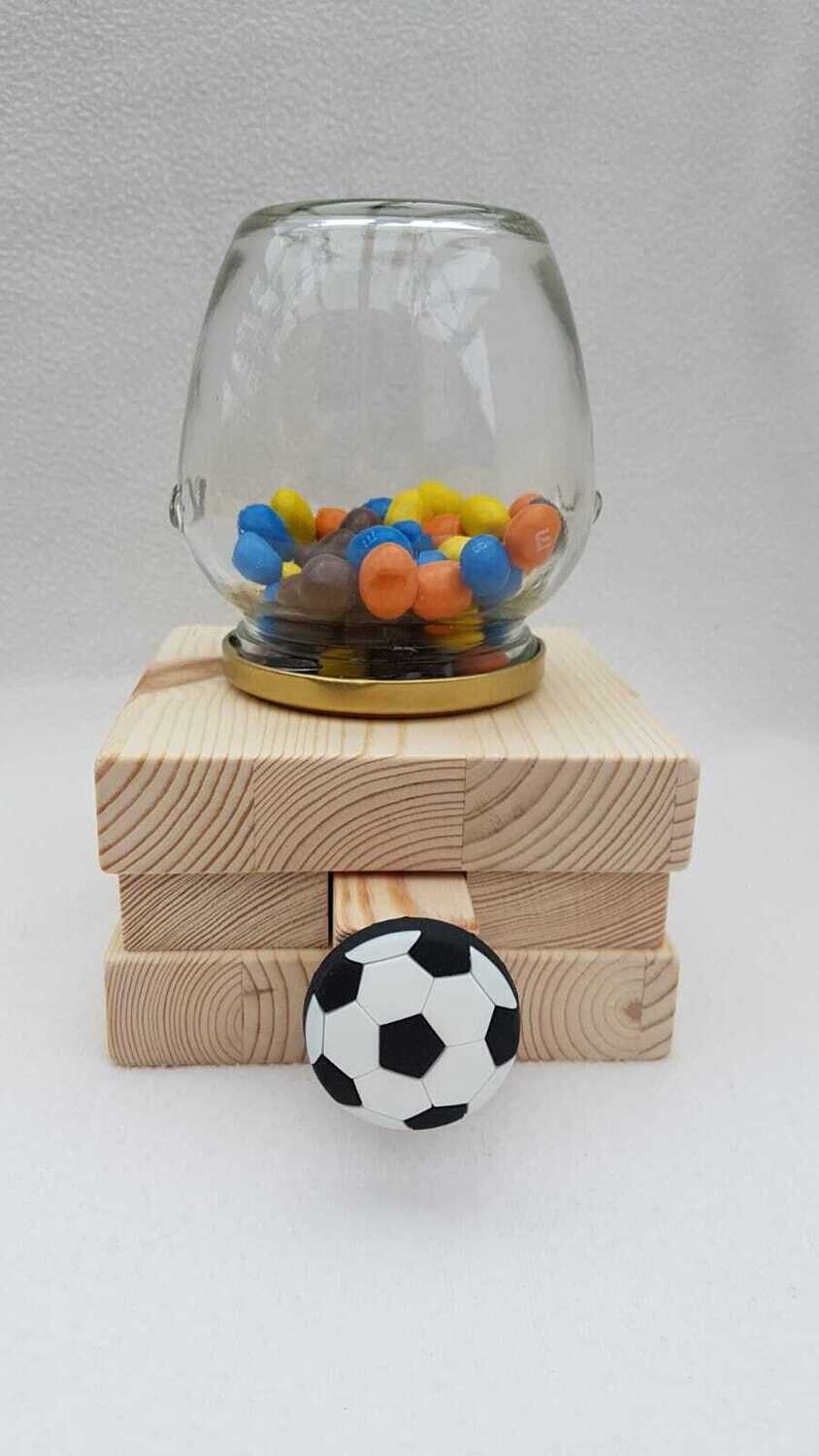 XL- Bonbonspender Unikat - extra groß -  mit Fußball