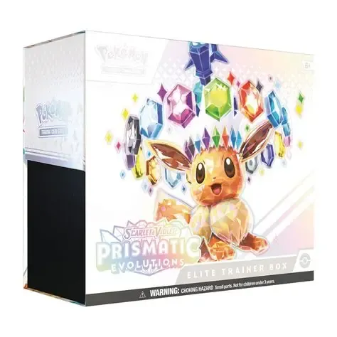 Pokémon: Scarlet &amp; Violet Prismatic Evolutions: Elite Trainer Box - REPRINT