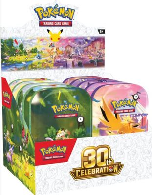 Pokémon TCG 30th Celebration - Mini Tin(Display Box 10)