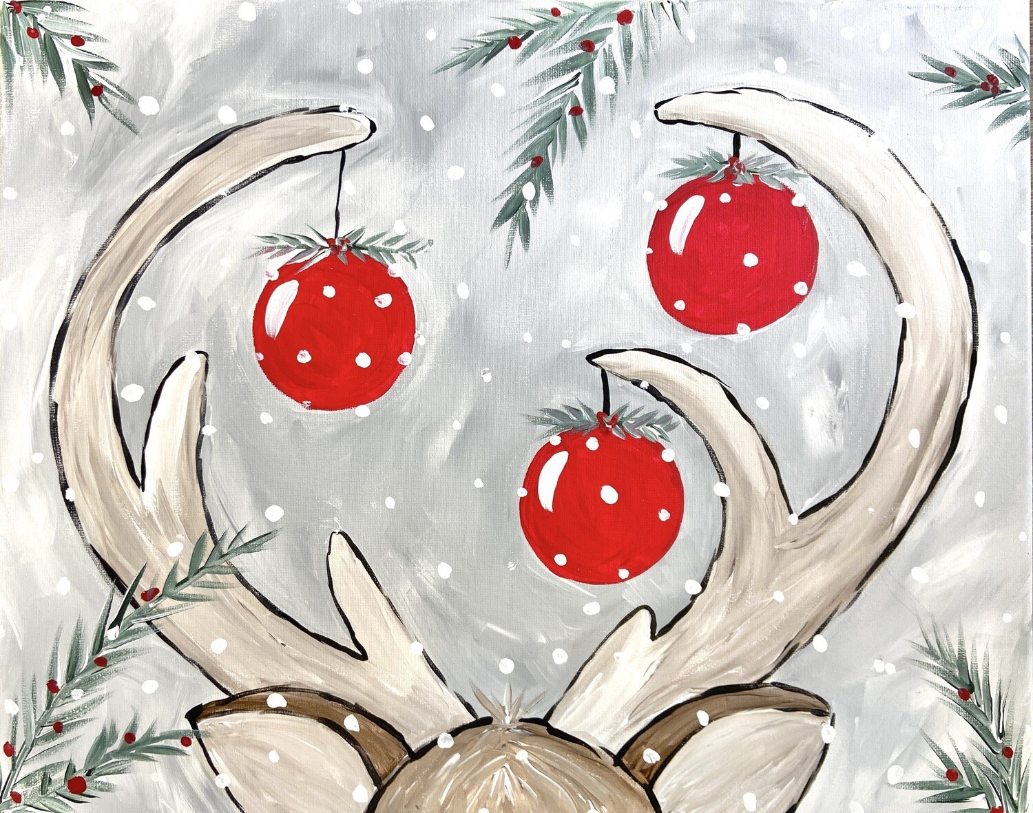 Winter Holiday Take and Make Paint Kits