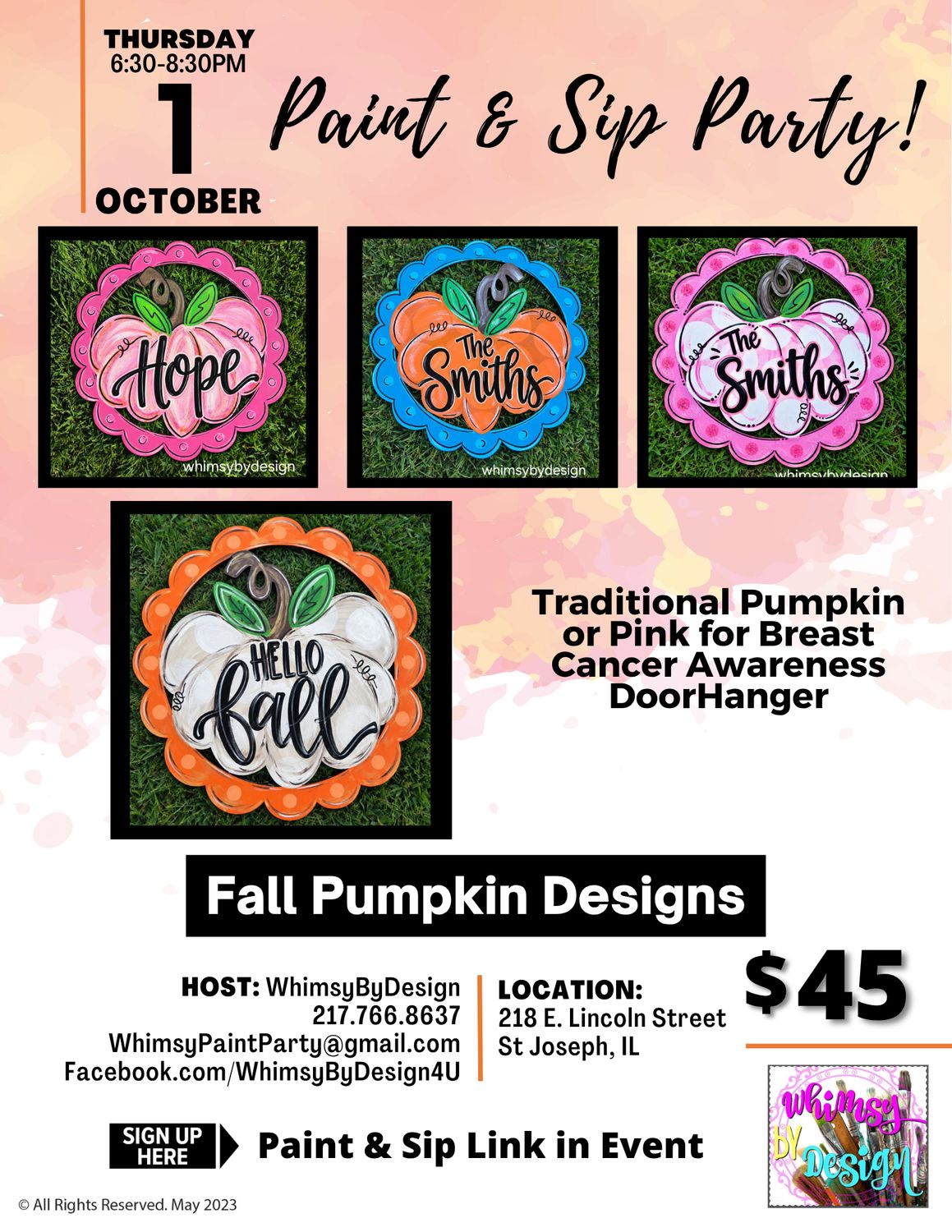 Fall Paint &amp; Sip@Wyldewood Cellars