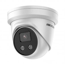 Hikvision DS-2CD2386G2 8MP/4K AcuSense Strobe Light and Audible Warning Fixed Turret Network Camera