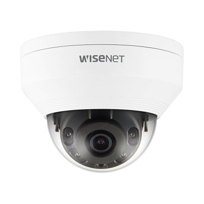 Hanwha Wisenet NEW-Q 5MP Outdoor Dome Camera, H.265, WDR, 20m IR, IP66, IK10, 2.8mm : HAN-QNV-8010R
