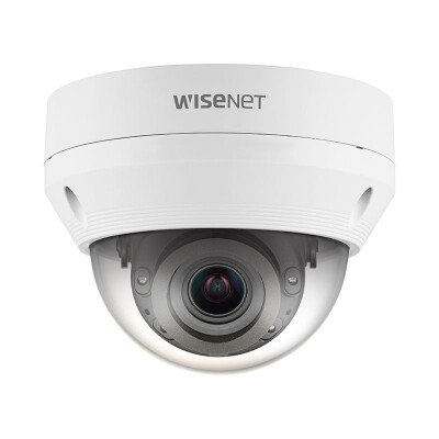 Hanwha Wisenet NEW-Q 5MP Outdoor VF Dome Camera, H.265, 30m IR, IP66, IK10, 3.2-10mm :HAN-QNV-8080R
