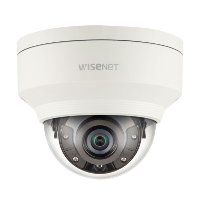Hanwha Wisenet 5MP Outdoor Dome Camera, H.265, 30fps, 120dB WDR, 30m IR, 3.7mm : HAN-XNV-8020R