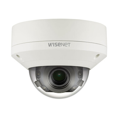 Hanwha Wisenet 4K Outdoor Dome Camera, H.265, 30fps, 120dB WDR, 30m IR, 4.5-10mm : HAN-PNV-9080R