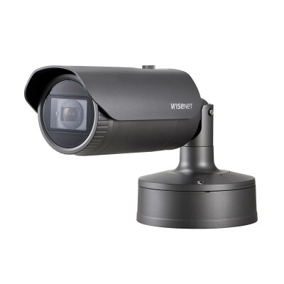 Hanwha Wisenet 2MP Outdoor Bullet Camera, H.265, 60fps, 150dB WDR, 50m IR, 2.8-12mm : HAN-XNO-6080R