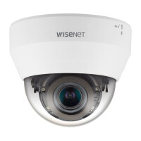 Hanwha Wisenet 4MP Indoor Dome Camera, H.265, 20fps, WDR, 20m IR, 2.8-12mm, White : HAN-QND-7080RW