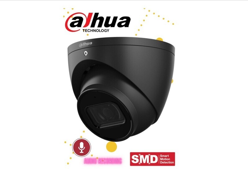 Dahua DH-IPC-HDW3641EM-AS-0280B-AUS 6MP Eyeball Network Camera 50m IR 2.8mm with SMD, Wizsense