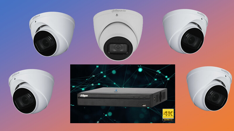 5 x 6MP DH-IPC-HDW3641EM camera 8 channel NVR 5 x 6MP DH-IPC-HDW3641EM camera 8 channel NVR
