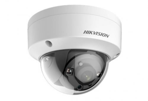Hikvision DS-2CE57H8T-VPITF TVI4.0 5MP Outdoor IR Dome Camera, 20fps IP67, 12VDC, 2.8mm
