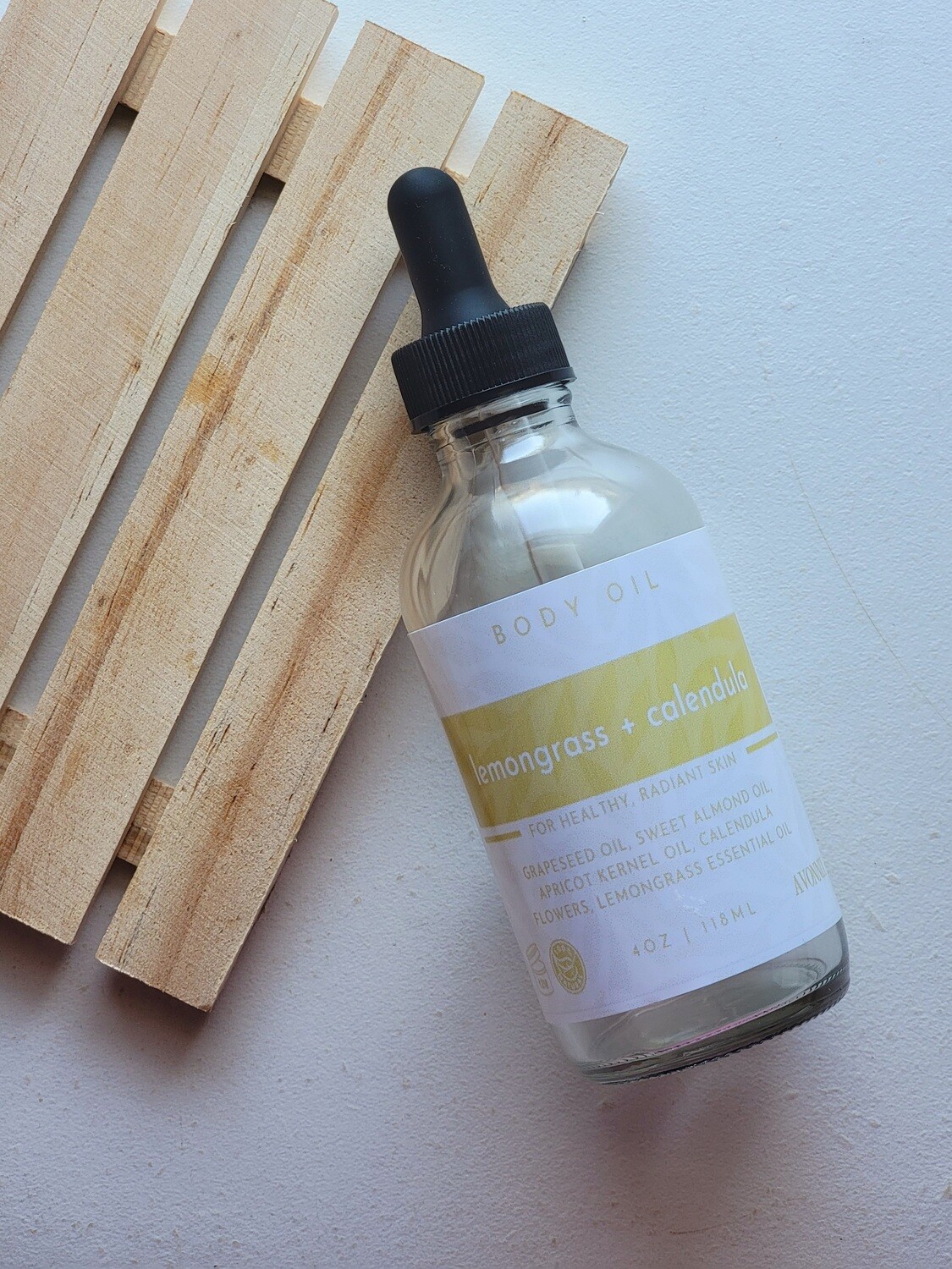 Lemongrass + Calendula Body Oil