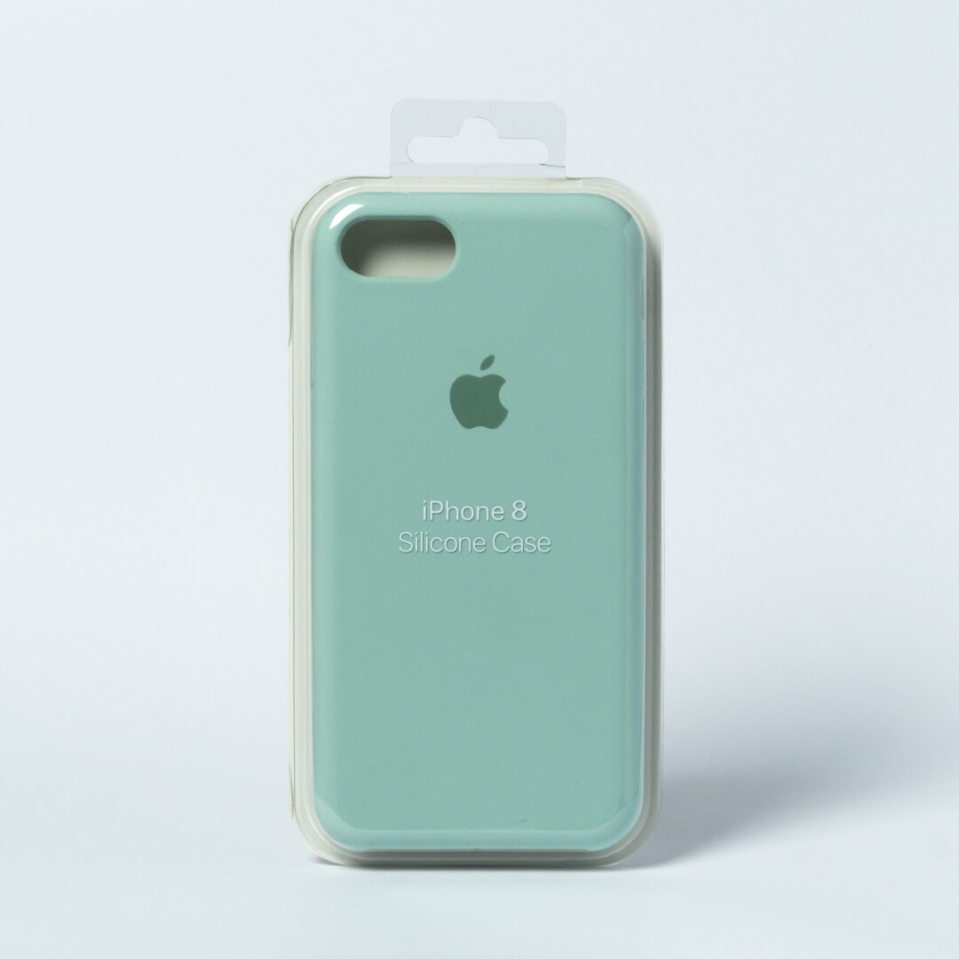 Case silicona para Iphone 7-8 - Verde Agua Pastel