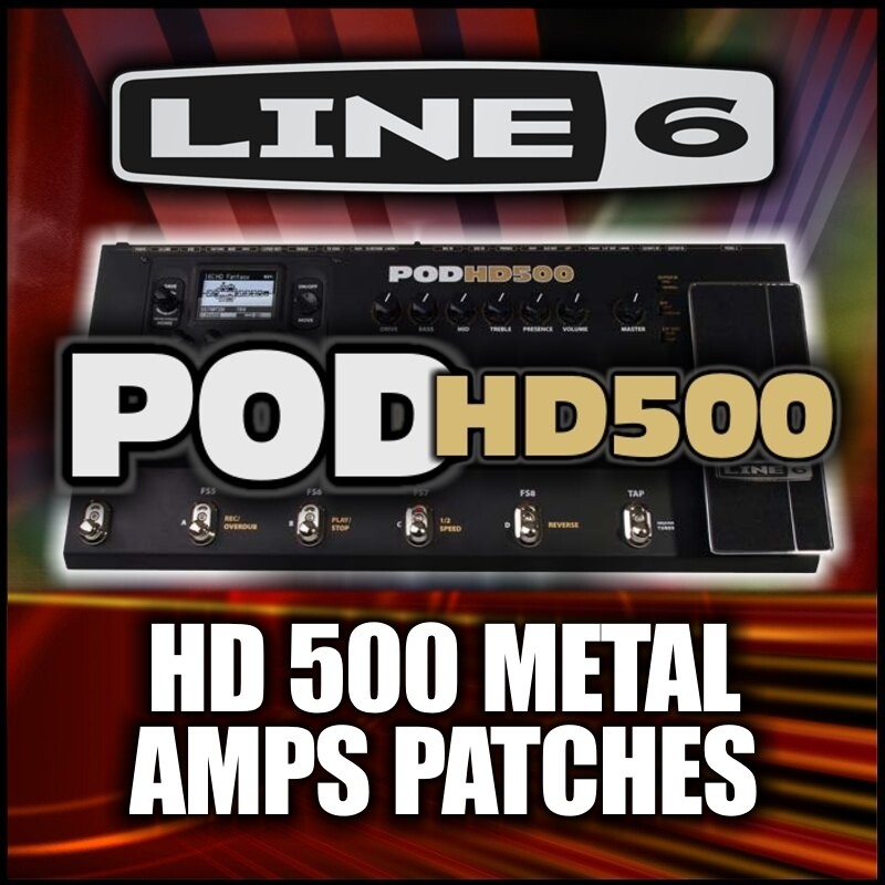 Pod HD-500 METAL AMP PACK Patches