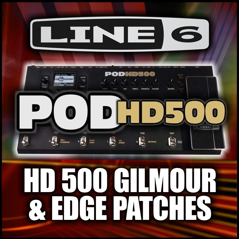 Pod HD-500 GILMOUR - EDGE Artists Patches