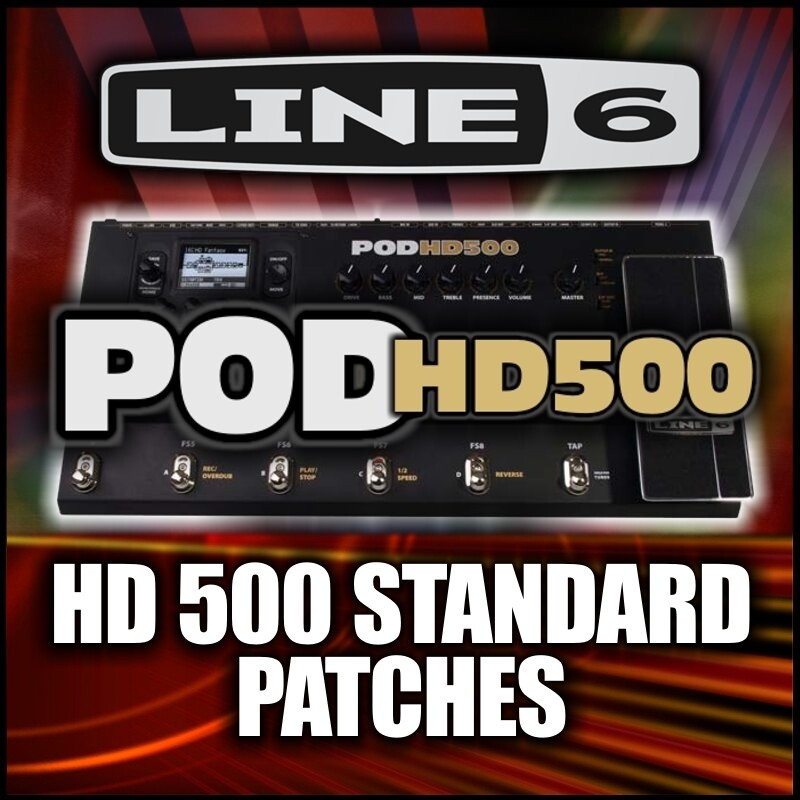 Pod HD-500 Standard Set Patches