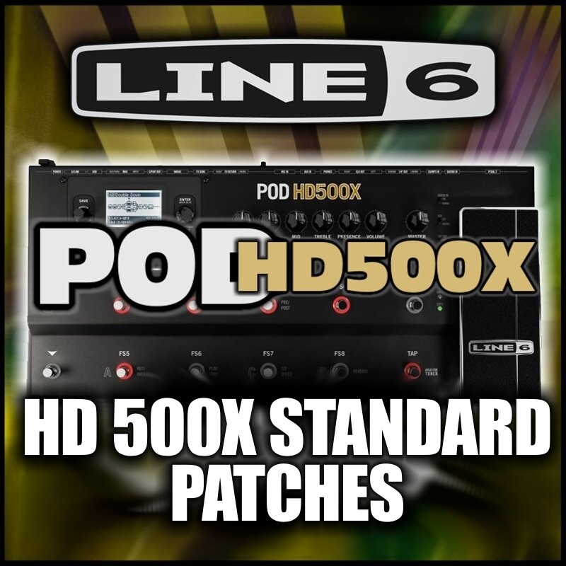Pod HD-500X Standard Set Patches