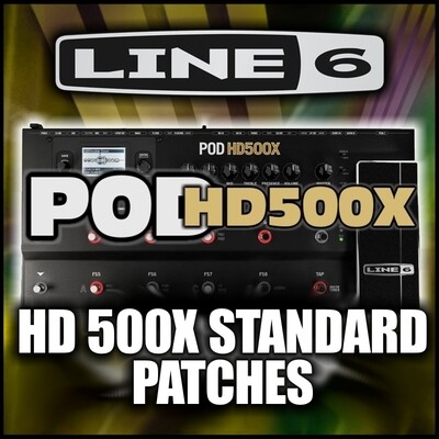 Pod HD-500X Standard Set Patches