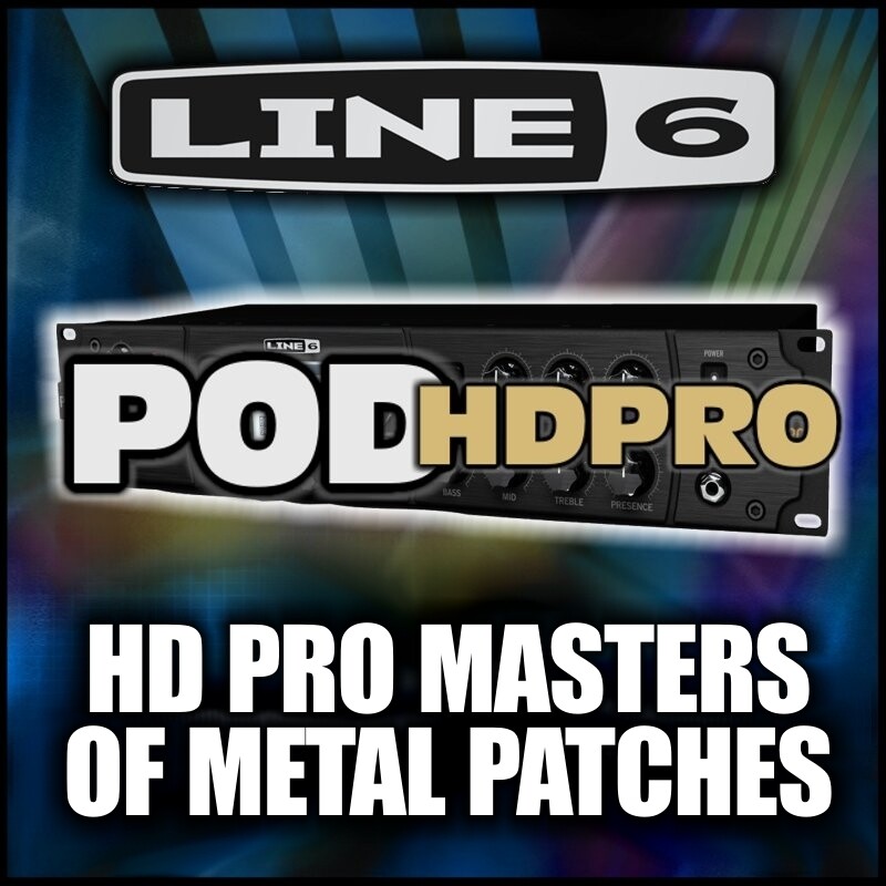 Pod HD-PRO Masters of Metal Custom Artists Patches