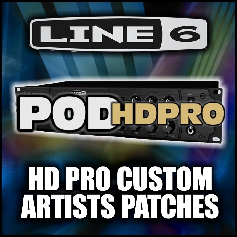 Pod HD-PRO Custom Artists Patches