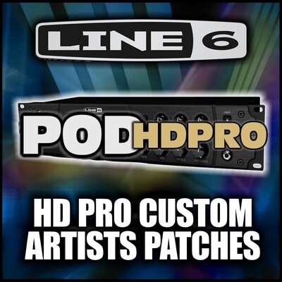 Pod HD-PRO Custom Artists Patches