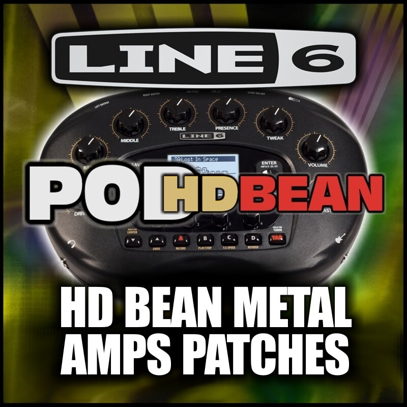 Pod HD-BEAN METAL AMP PACK Patches