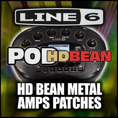 Pod HD-BEAN METAL AMP PACK Patches
