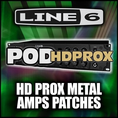 Pod HD-PRO-X METAL AMP PACK Patches