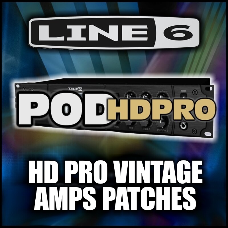 Pod HD-PRO VINTAGE AMP PACK Patches