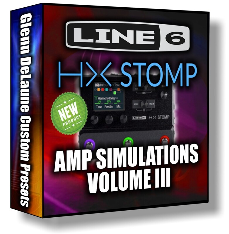 HX Stomp Amp Simulations Volume III